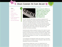 Tablet Screenshot of pianolessonsonlongisland.com